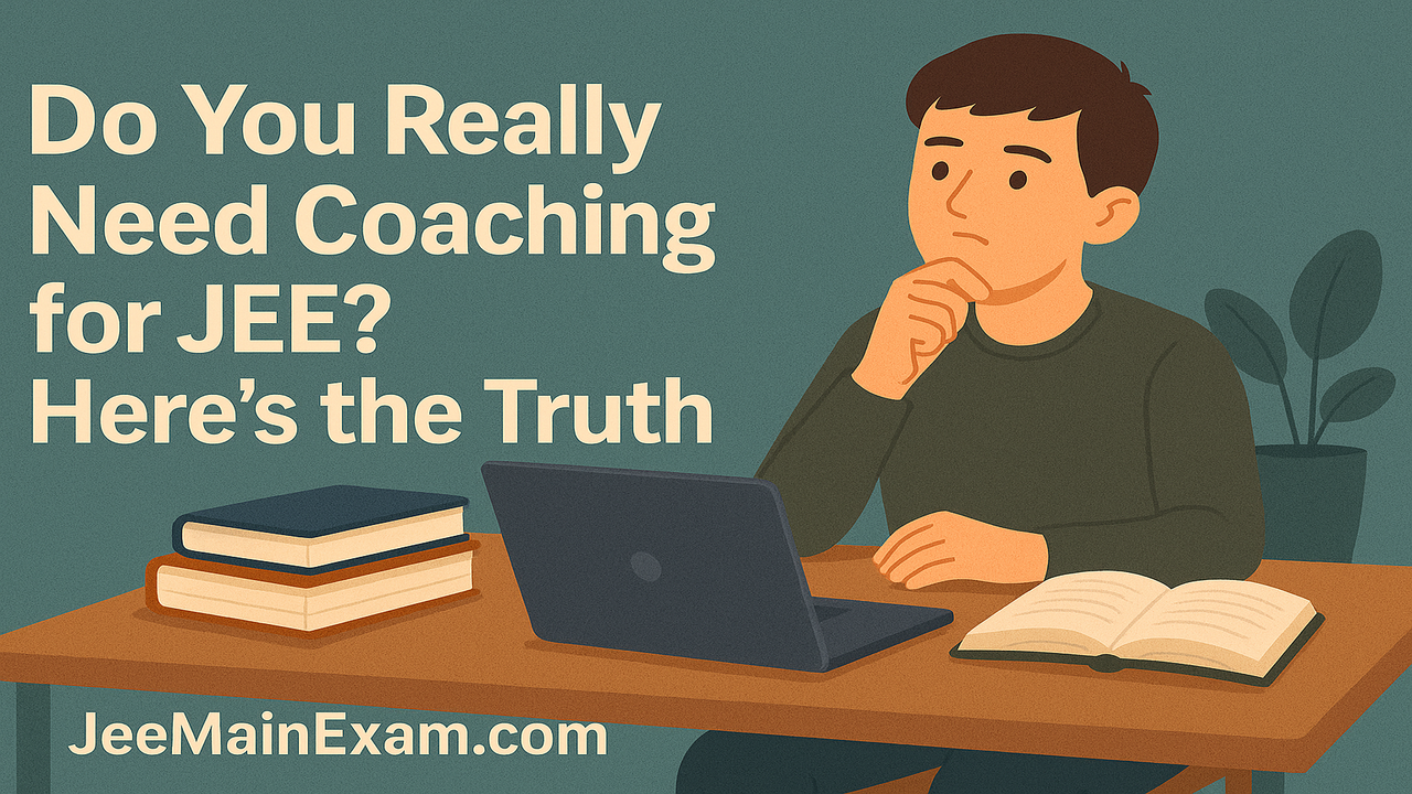 Do You Really Need Coaching for JEE? Here’s the Truth