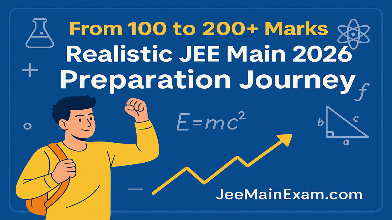 From 100 to 200+ Marks: Realistic JEE Main Preparation Journey