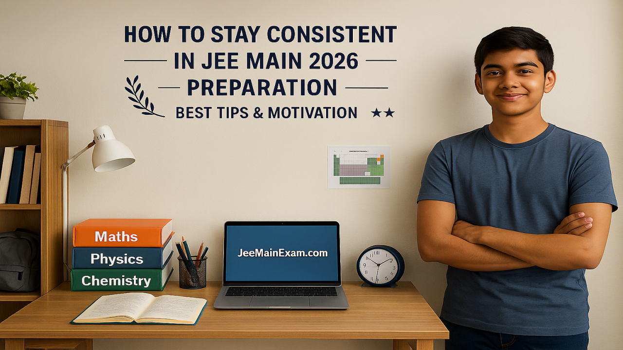 How to Stay Consistent in JEE Main 2026 Preparation