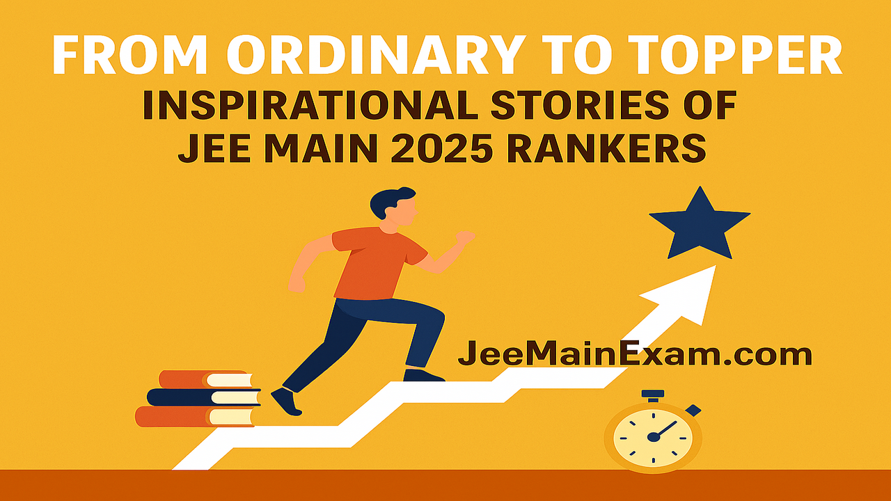 From Ordinary to Topper - Inspirational Stories of JEE Main 2025 Rankers