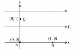Electric Field mcq solution image