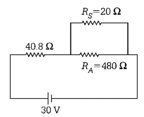 Electric Current mcq solution image