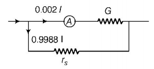 Electric Current mcq solution image