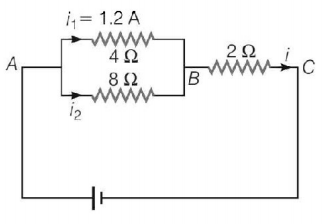 Electric Current mcq solution image
